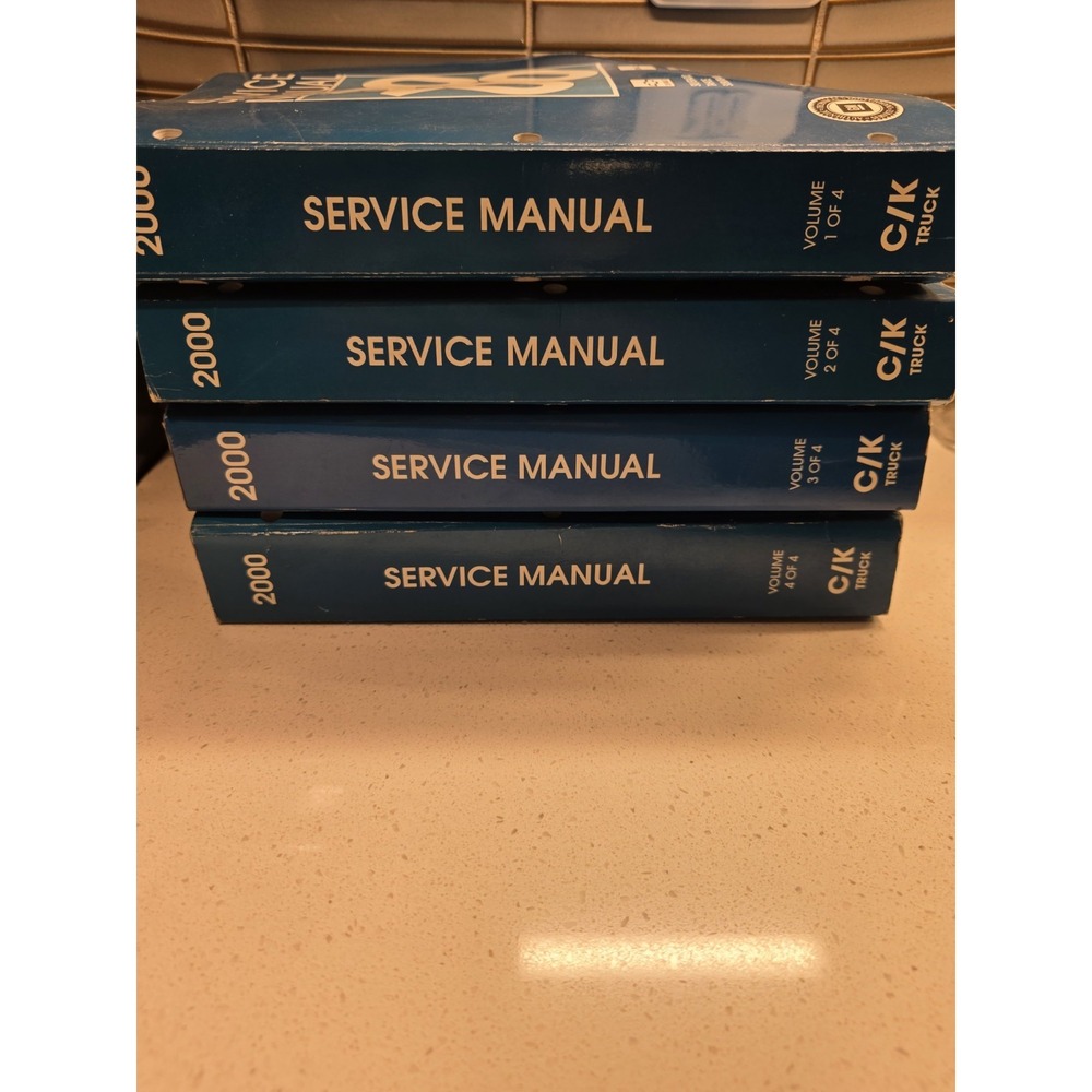 2000 CHEVY GMC C/K SILVERADO TAHOE ESCALADE SIERRA SUBURBAN YUKON Service Manual